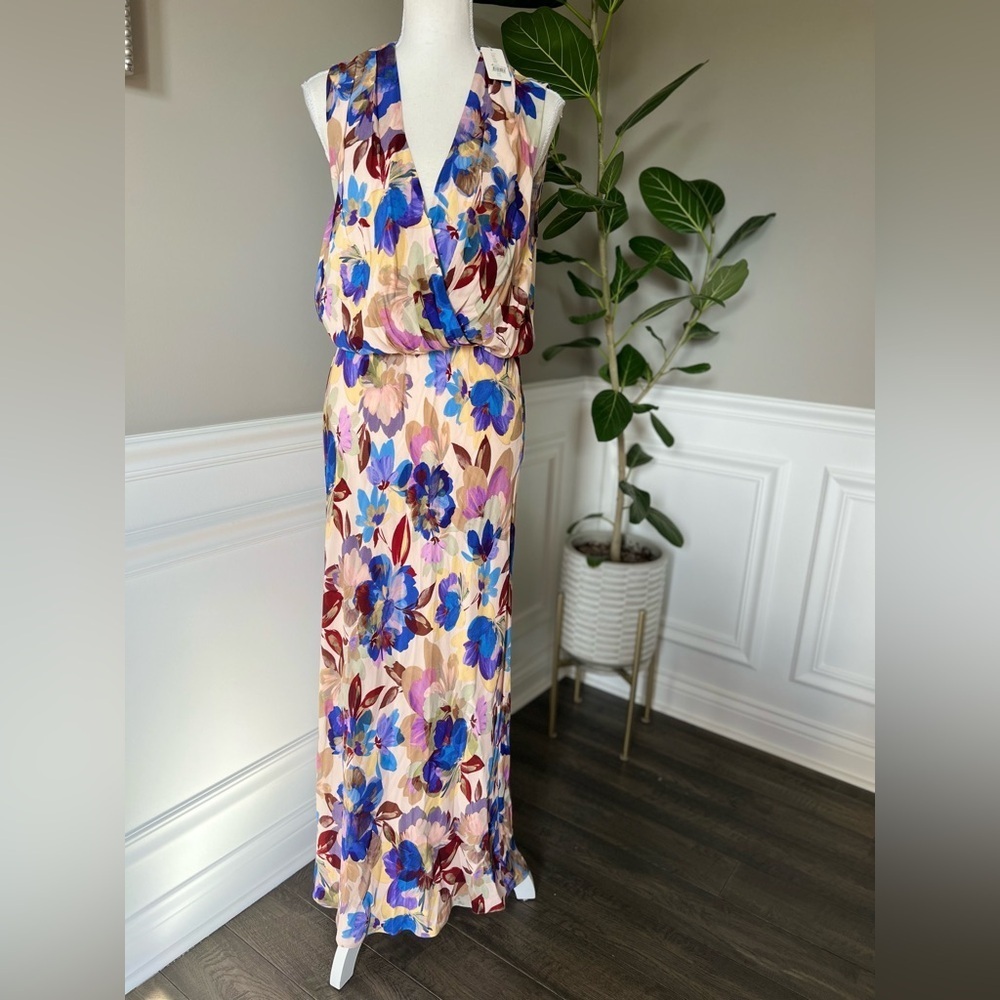 Favorite Daughter The Sleeveless Nita Floral Maxi Dress sz XS NWT 278$ - Picture 6 of 7